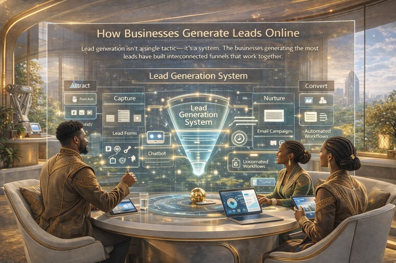 How Businesses Generate Leads Online